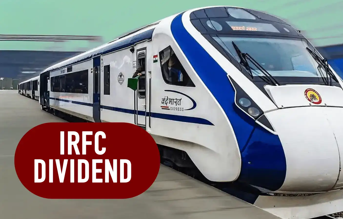 Indian Railways locomotive on track