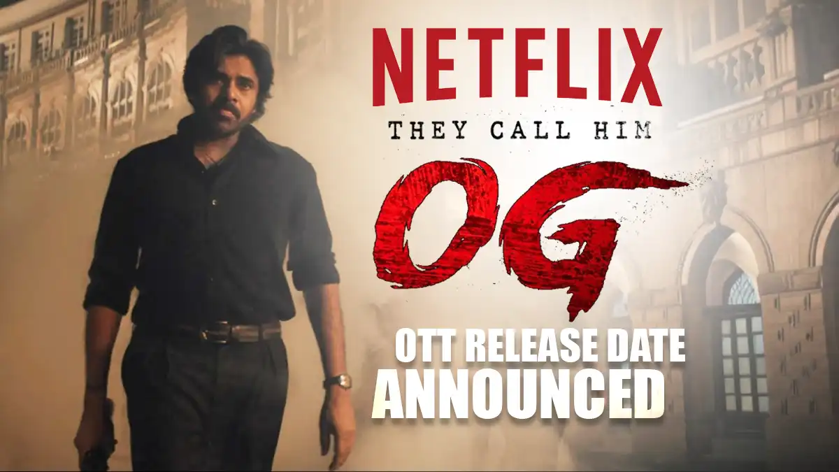 OG OTT release date — Netflix poster for They Call Him OG starring Pawan Kalyan